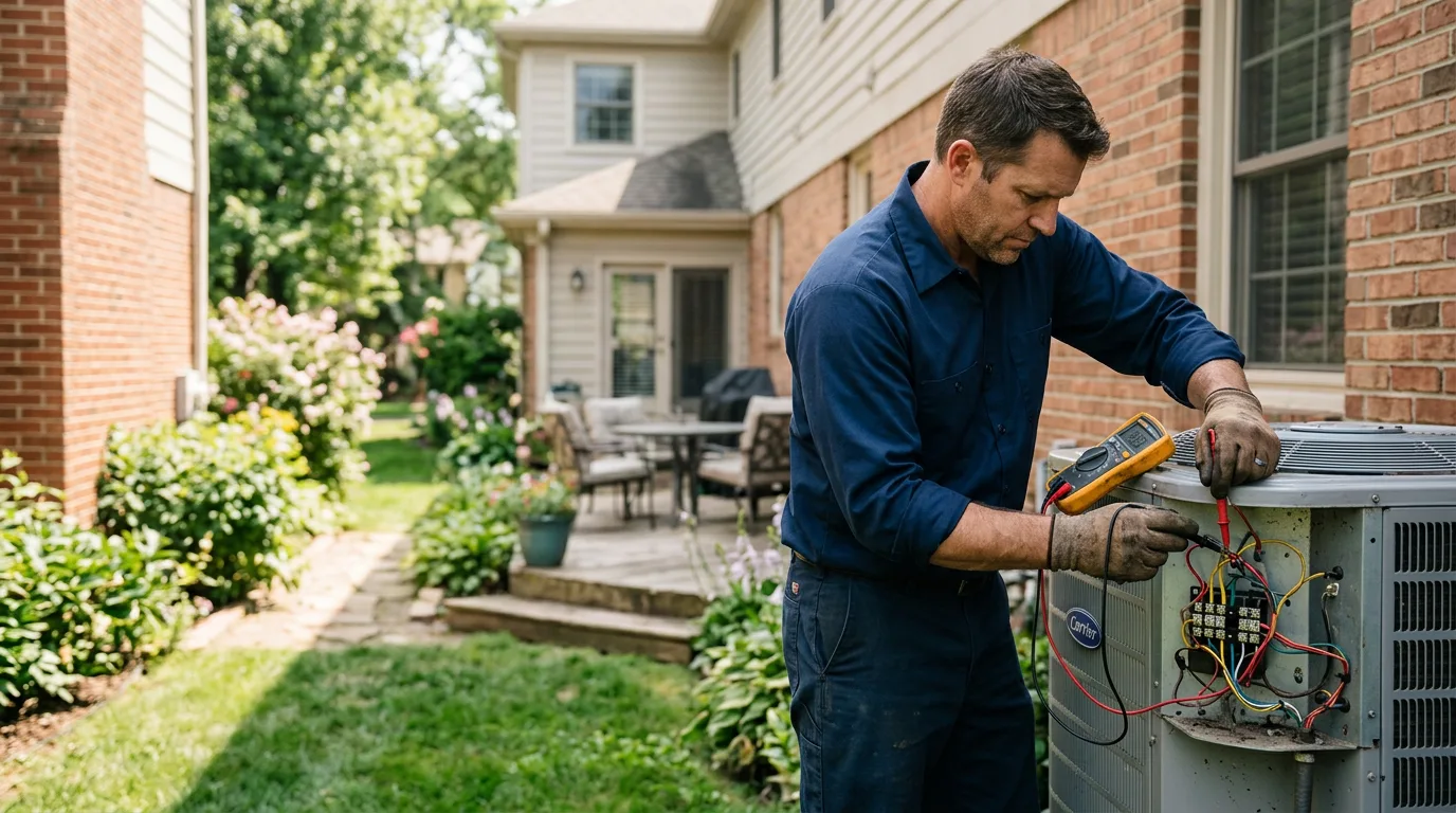 HVAC technician working near Dunseith, ND